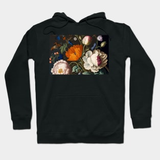 Floral Garden Botanical Print with flowers Hoodie